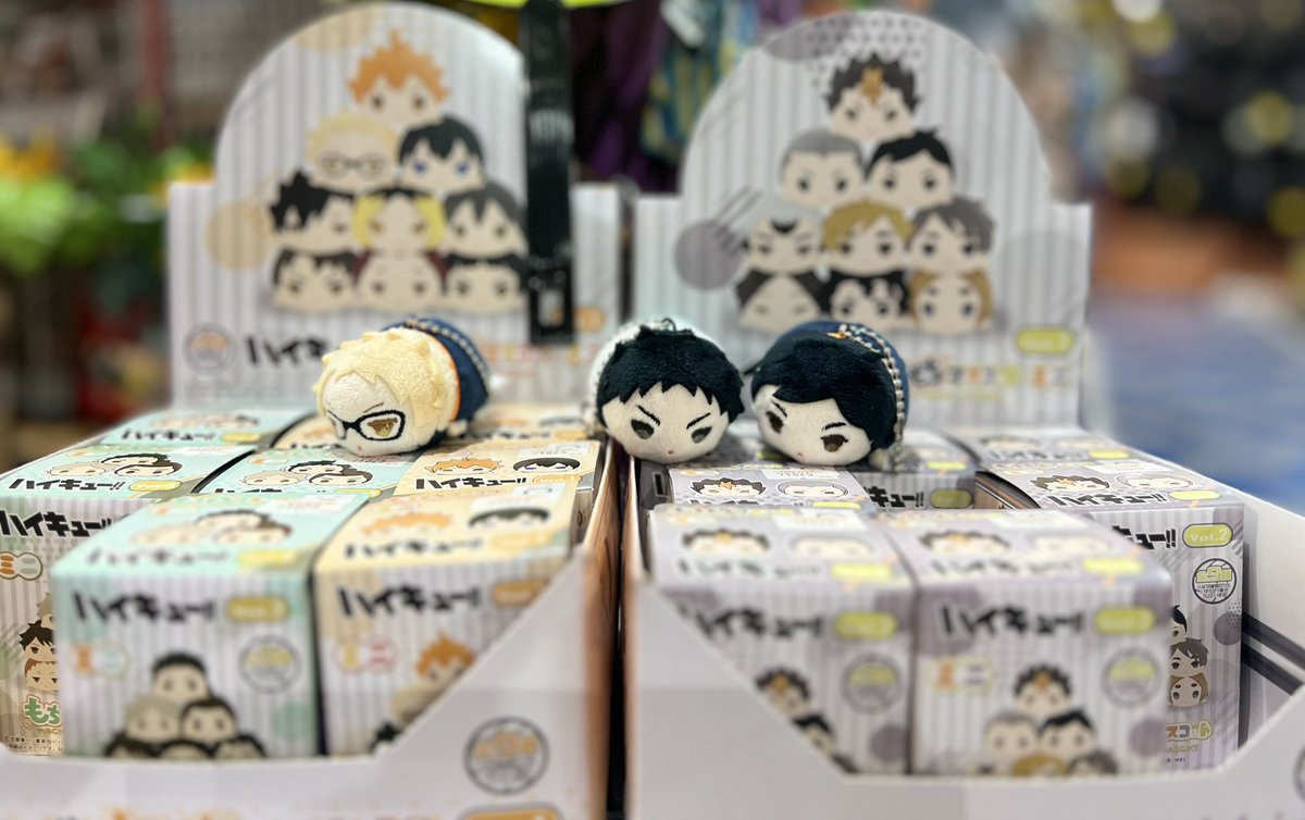 ハイキューもちもちマスコット ミニサイズがいっぱい入荷しております