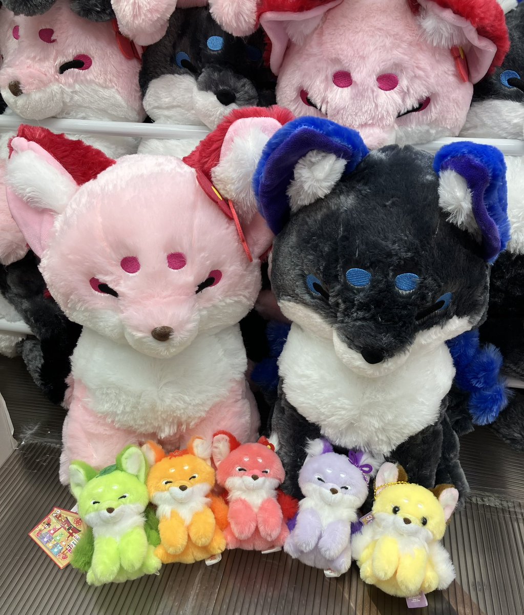 ⭐️プライズ情報⭐️ 🦊#ちょコンと九尾キツネ 🦊ぬいぐるみが