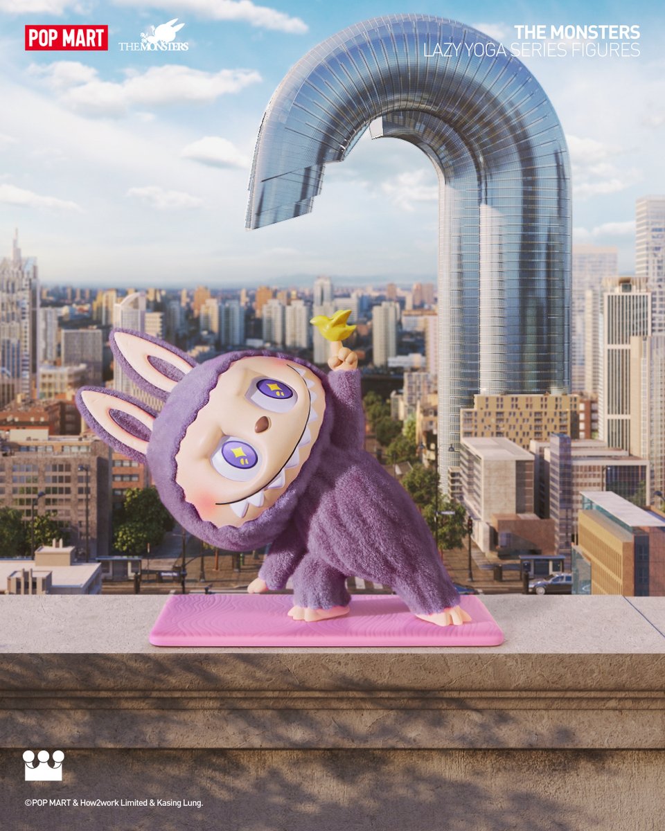 😊THE MONSTERS Lazy Yoga シリーズ ZIMOMOは人間界から森へヨガを