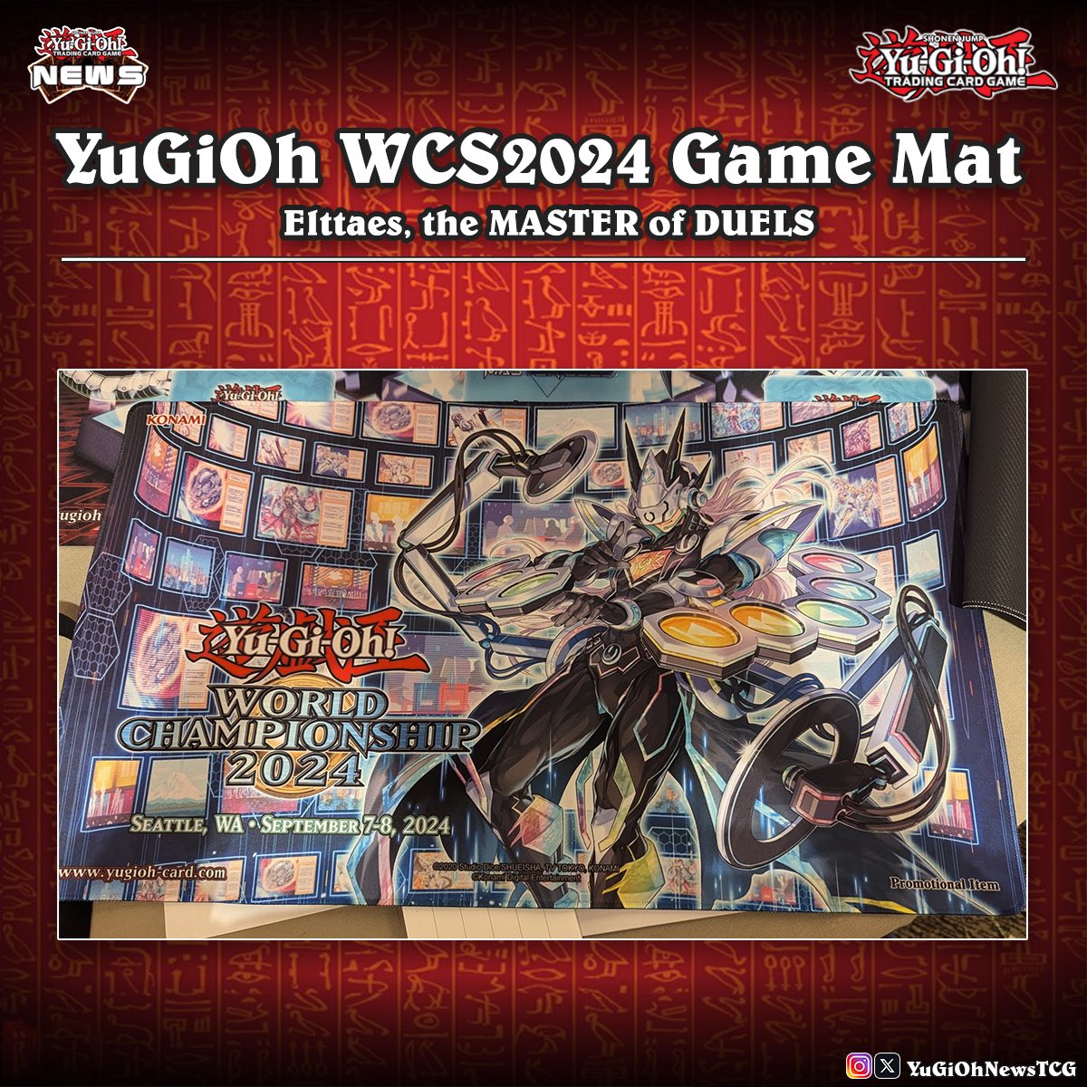 𝗬𝘂𝗚𝗶𝗢𝗵 𝗪𝗖𝗦2024❱ Here are the official Game Mats for the