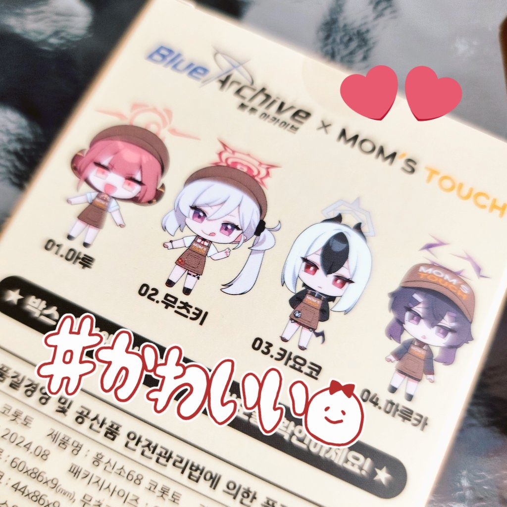 📢💛韓国ブルアカ 🌟 Mom's Touch コラボ記念アクリルスタンド