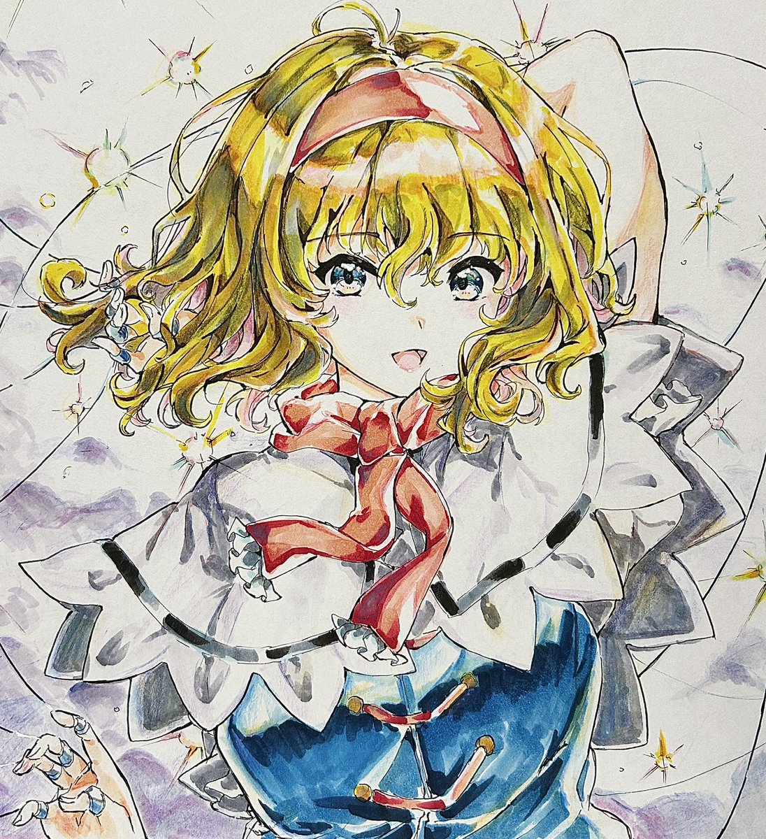 アリス・マーガトロイド 「以前色紙に描いたアリス #東方Project