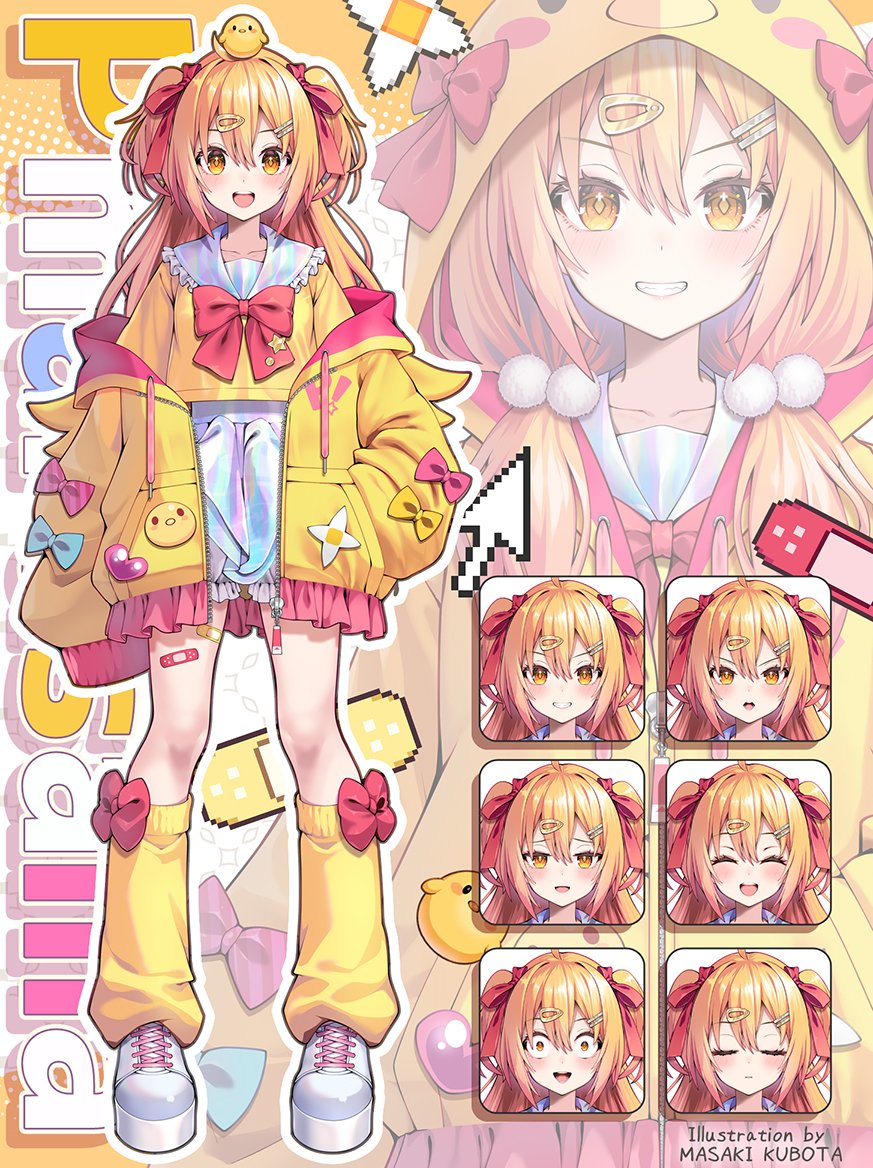 P丸様。(@p_ma_ru)さんの新モデルデザイン・イラストを担当させて頂き