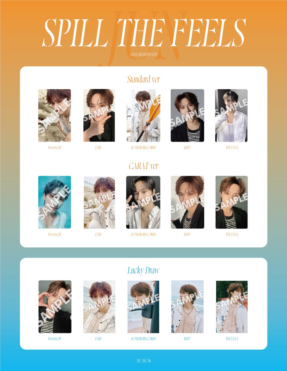 セブチ SEVENTEEN SPILL THE FEELS 店舗特典 トレカ 一覧 交換