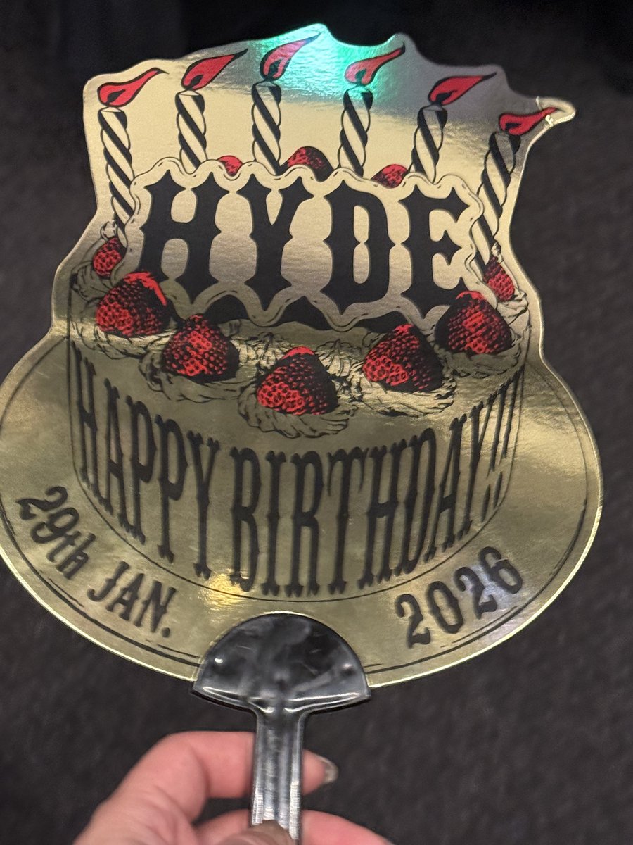 ハイバ最高でした❤️サプライズのボードがうちわに進化！(笑)驚いて