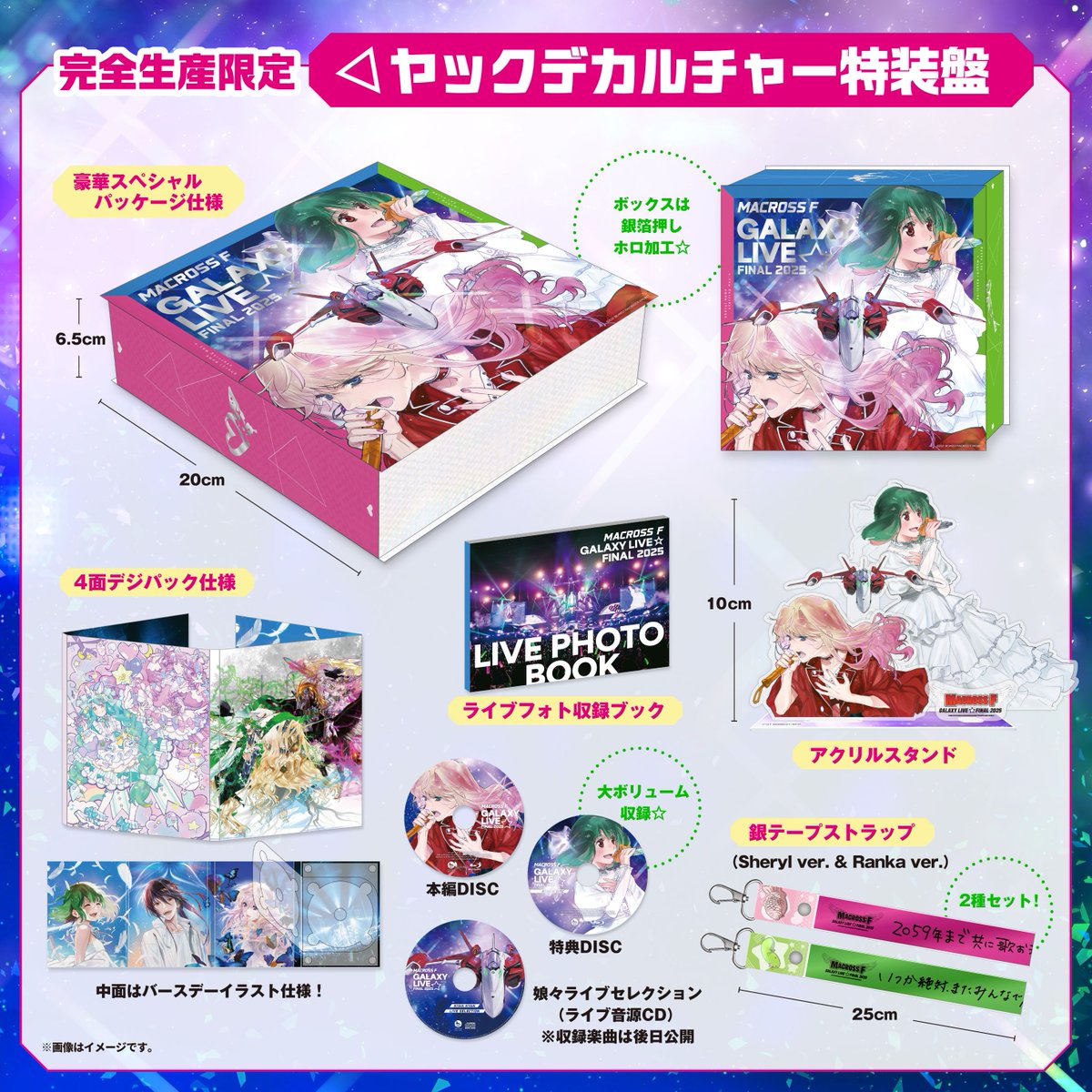 マクロスF ギャラクシーライブ☆ファイナル 2025」 ⚡️ジャケット