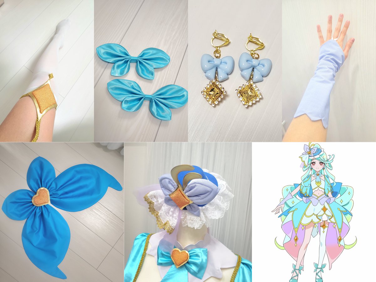 名探偵プリキュア キュアエクレール コスプレ衣装完成しました✨ 4人の