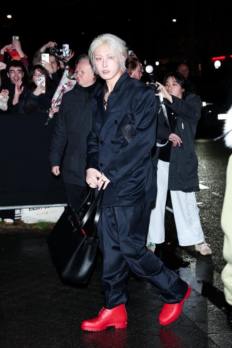 2026秋冬パリ・メンズフロントロウ速報】#ATEEZ #ミンギ さんが