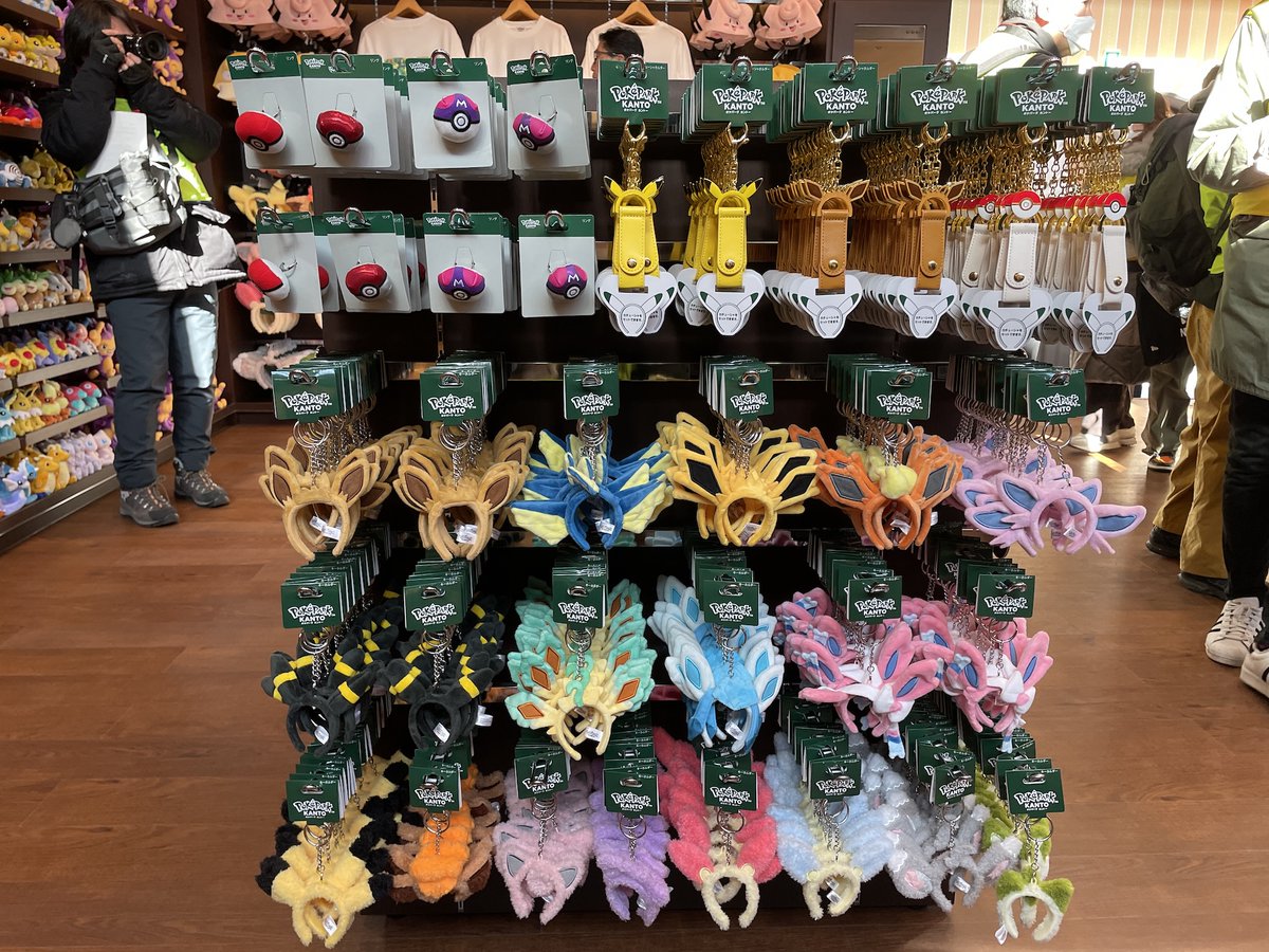 ポケパーク カントー オリジナルグッズ紹介 イーブイ進化形