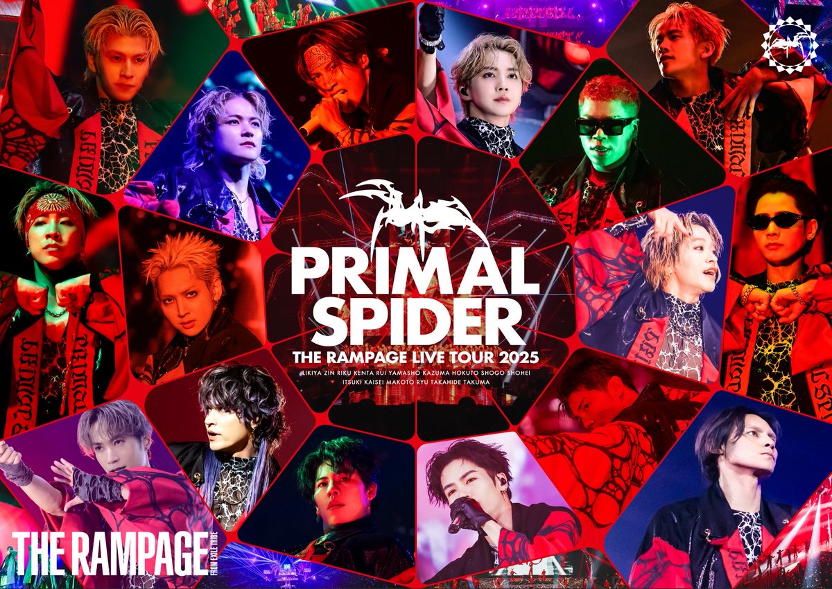 THERAMPAGE】 ／ 📢解禁 ＼ 『THE RAMPAGE LIVE TOUR 2025 “PRIMAL