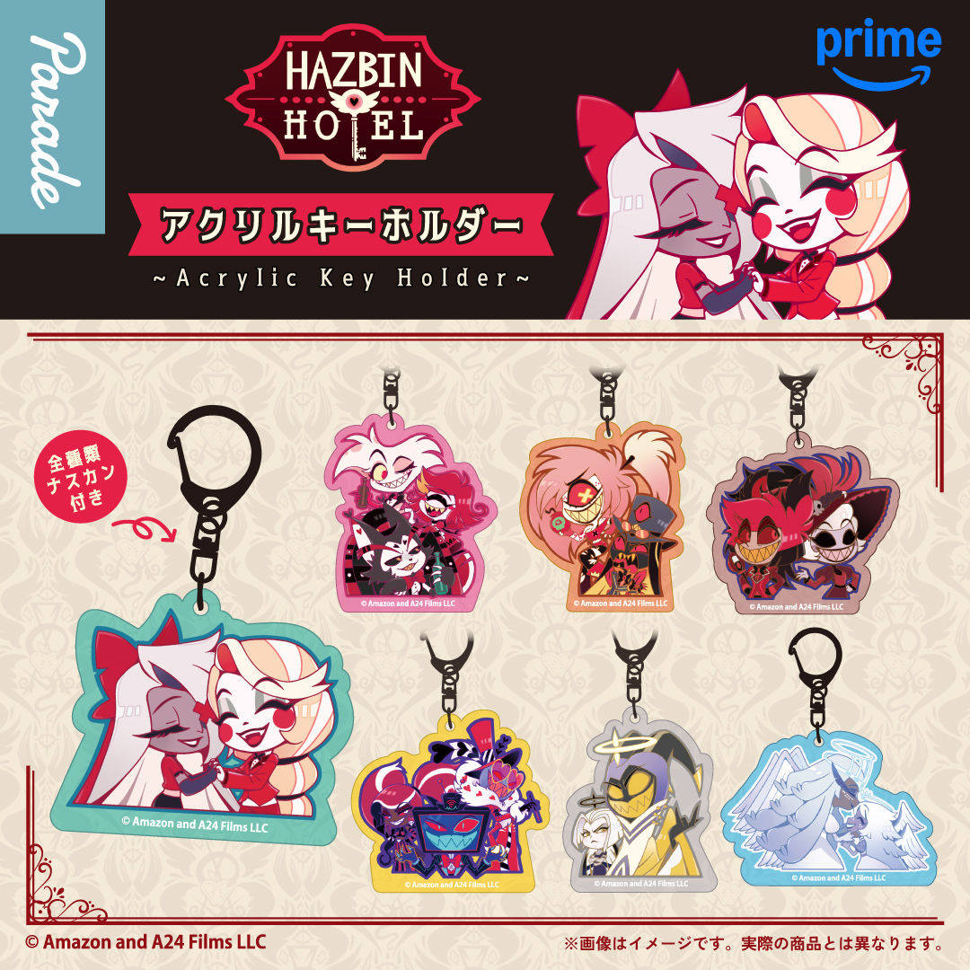 ♡*♡様 ハズビンホテル 缶バッジ アクリルキーホルダー エンジェル