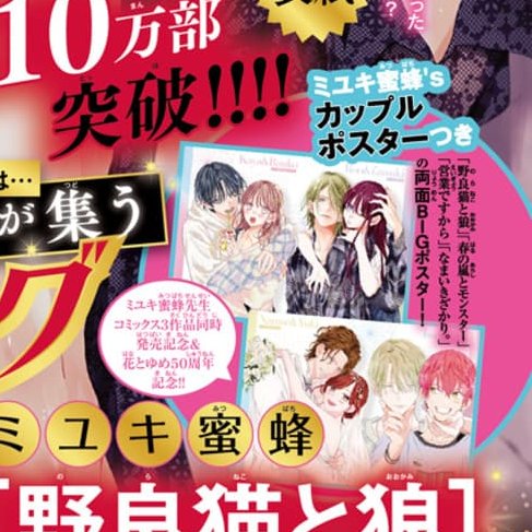 ザ花キング 本日発売！👑 HC⑤巻ができたてほやほや！ 「野良猫と狼