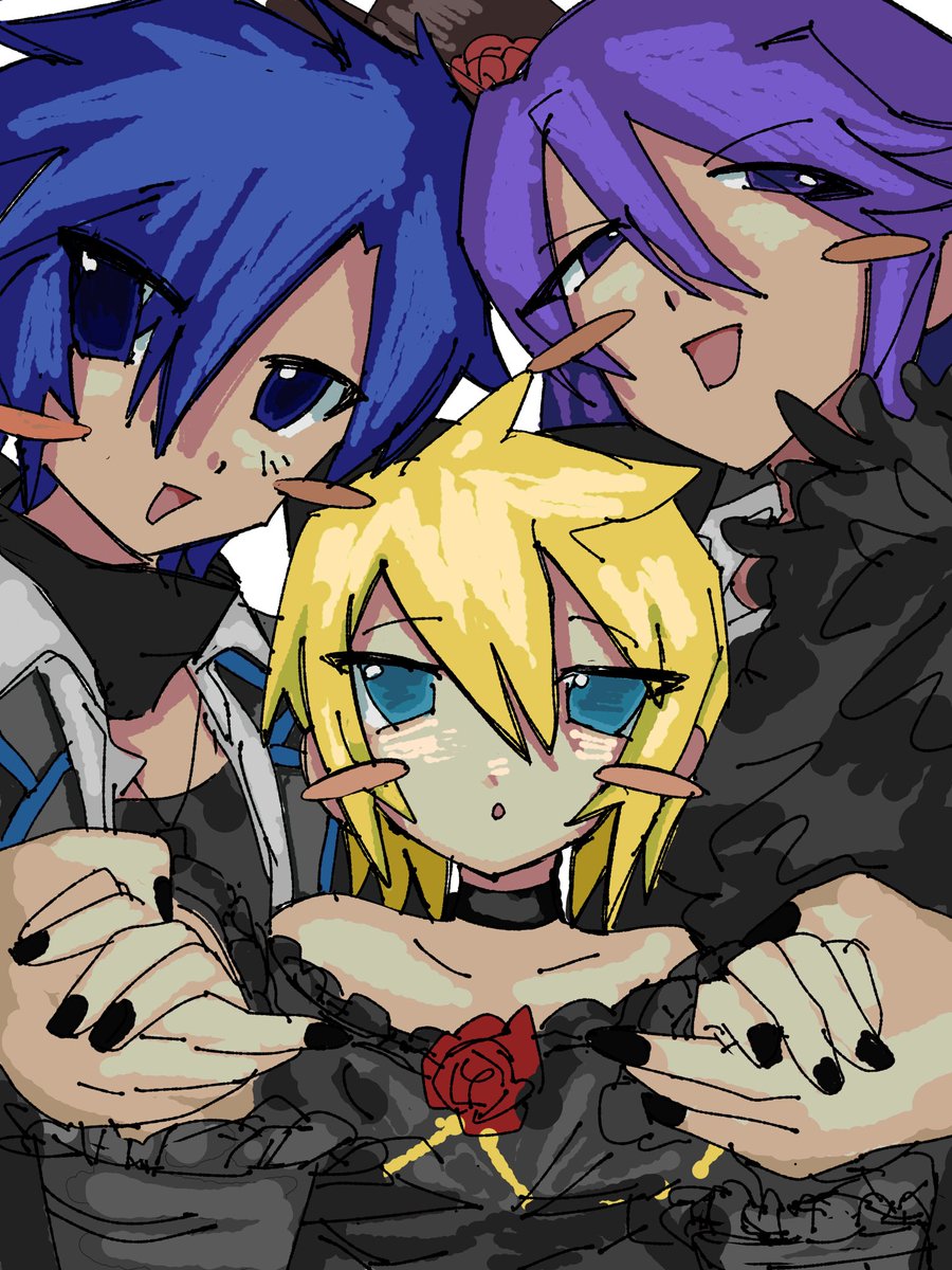 久しぶりにVanaN'Ice描きたくなった #バナナイス #鏡音レン #KAITO