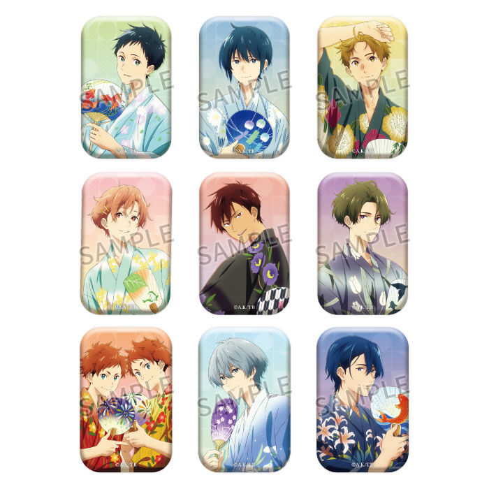 ツルネ』シリーズ 新商品 8/8】 「キャラクター缶バッジ【祭】(全9種