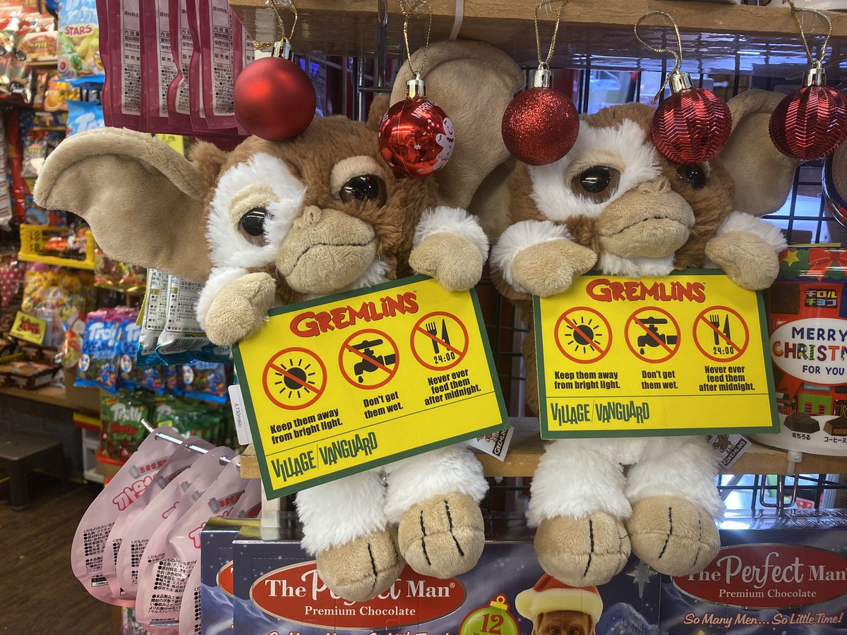 🎄#GREMLINS 🎄 #ヴィレヴァン 限定の #GIZMO が今日から販売開始