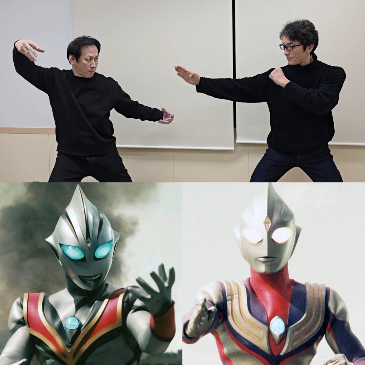 スーツアクター 中村 浩二と権藤 俊輔 イーヴィルティガとウルトラマン