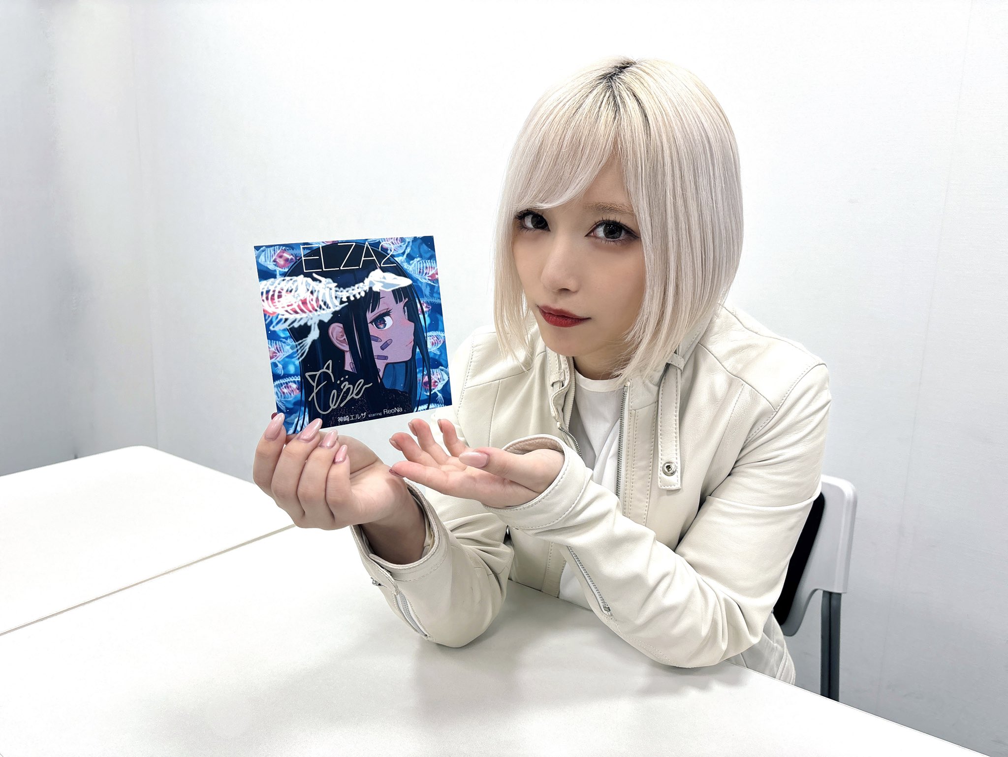 ReoNa 神崎エルザ GG ANIMA HUMAN 直筆サイン ポストカード 【公式通販】
