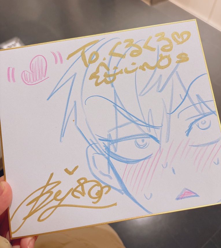 エイリアンステージのサイン会の色紙、ティルでした😭かわいい