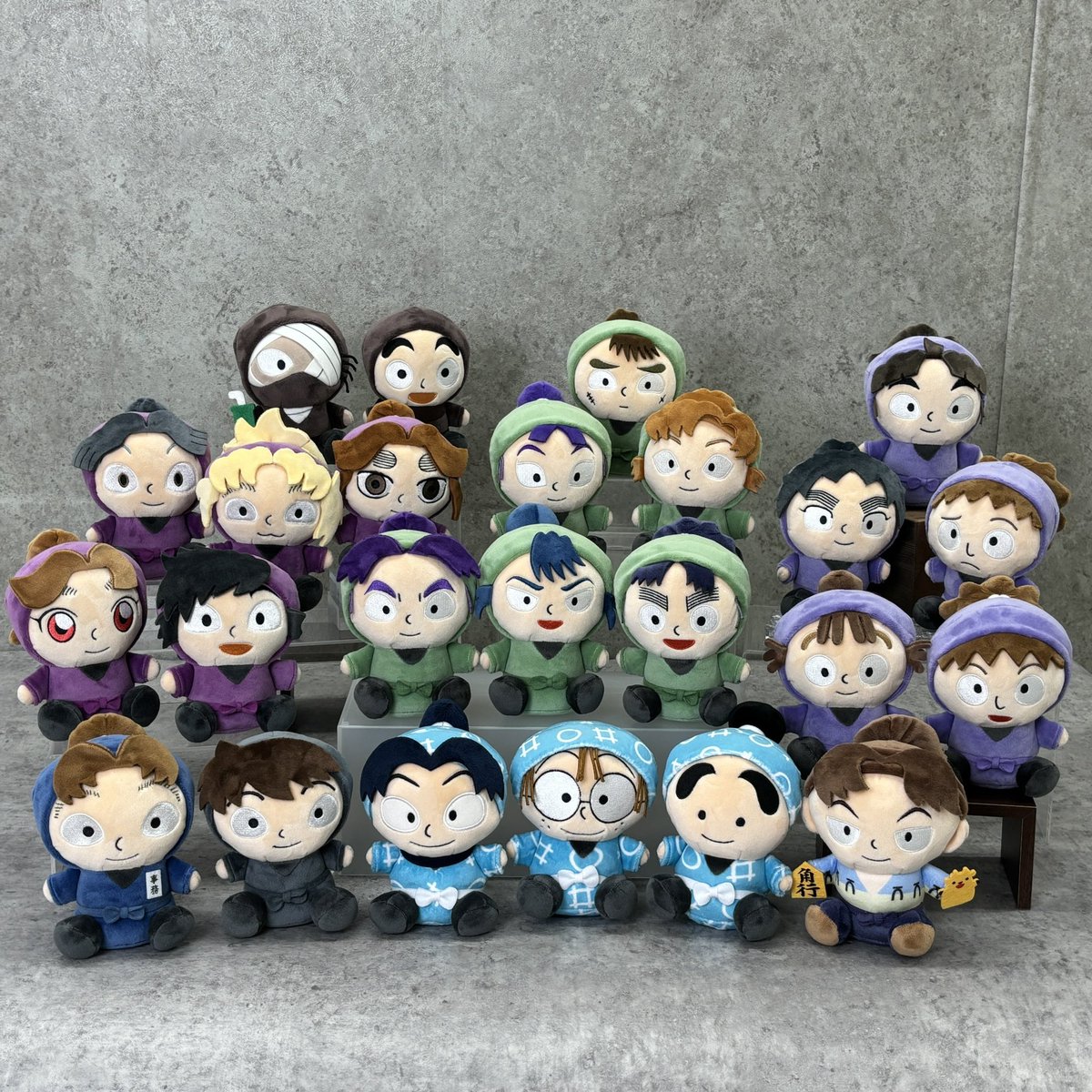 💥#忍たま お座りぬいぐるみ 【福富しんべヱ、食満留三郎】 明日12/28