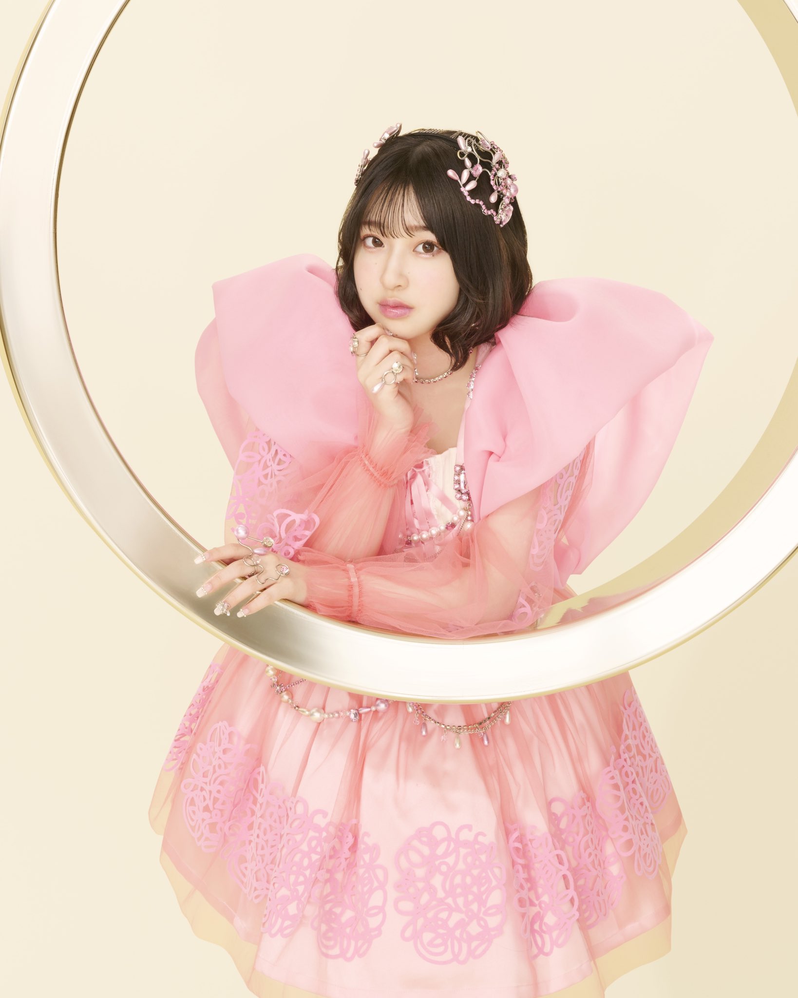 桜庭遥花 CUTIE STREET ラッフル 直筆サイン入りアクリルフォトパネル