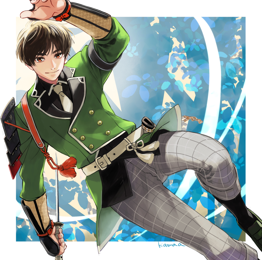 倶利伽羅江くん、実装おめでとうございます眉毛の太い子だといいな