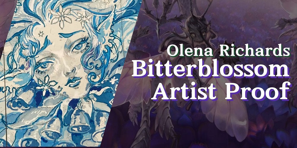 Olena Richards先生 アーティストプルーフオークション 苦花