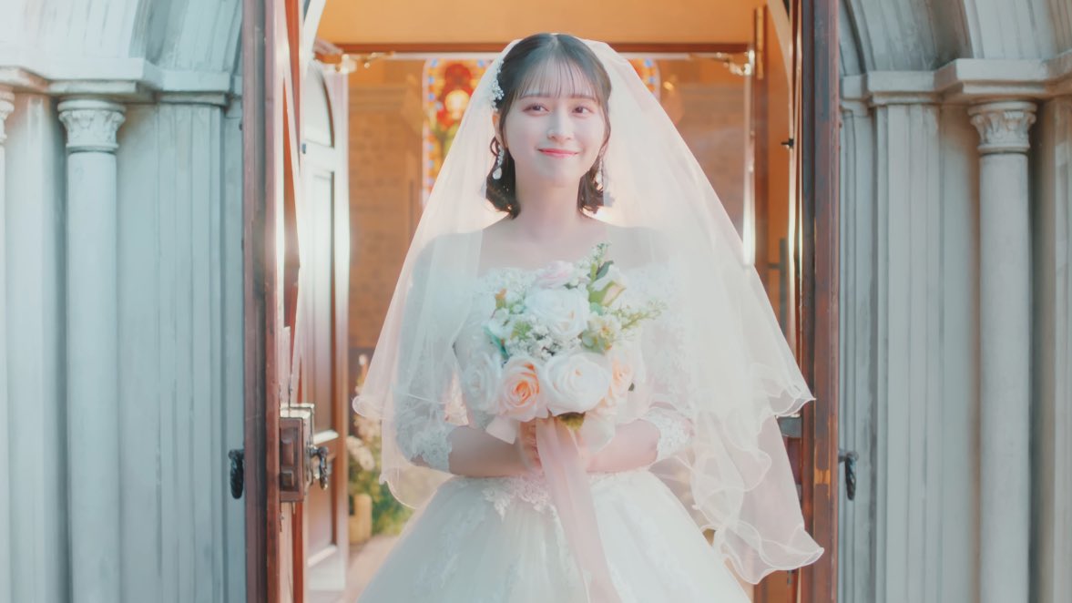 世界で一番美しいと心の底から思った👰🏻‍♀️💍 #佐々木舞香 #恋人
