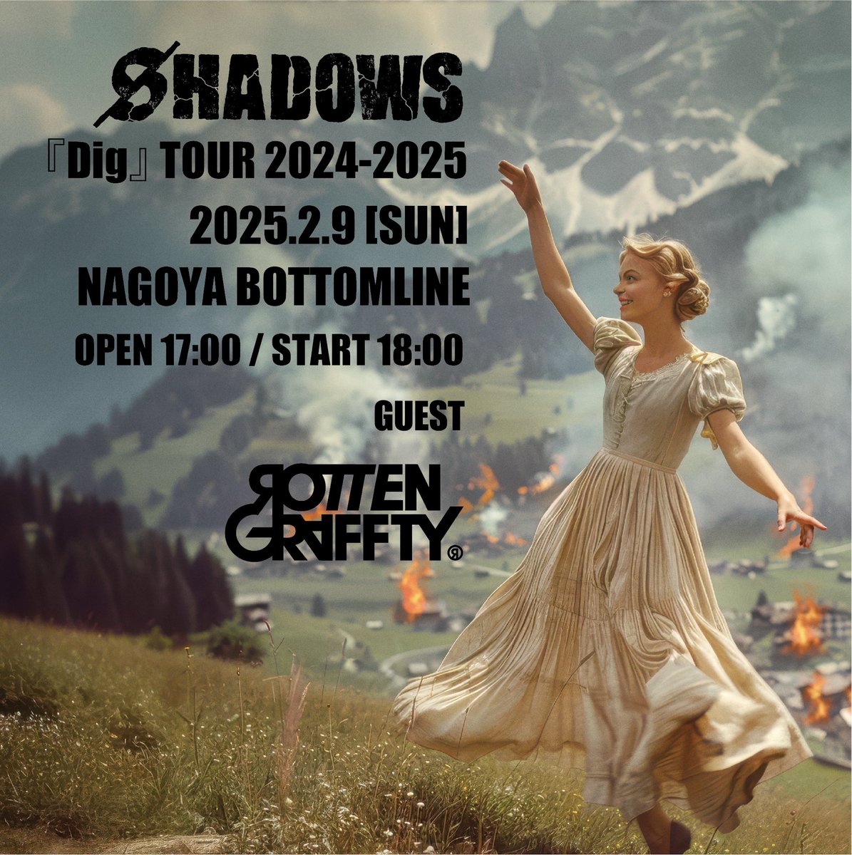 本日、 SHADOWS『Dig』TOUR 2024-2025 Day.25 TOUR FINAL SERIES