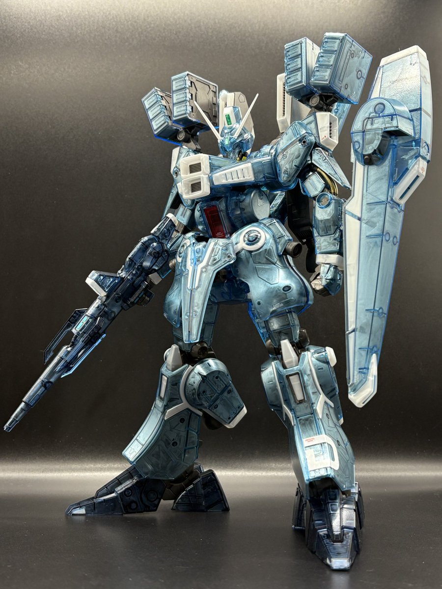 MG 1/100 ORX-013 ガンダムMk-V(クリアカラー) 完成しました♪ クリア