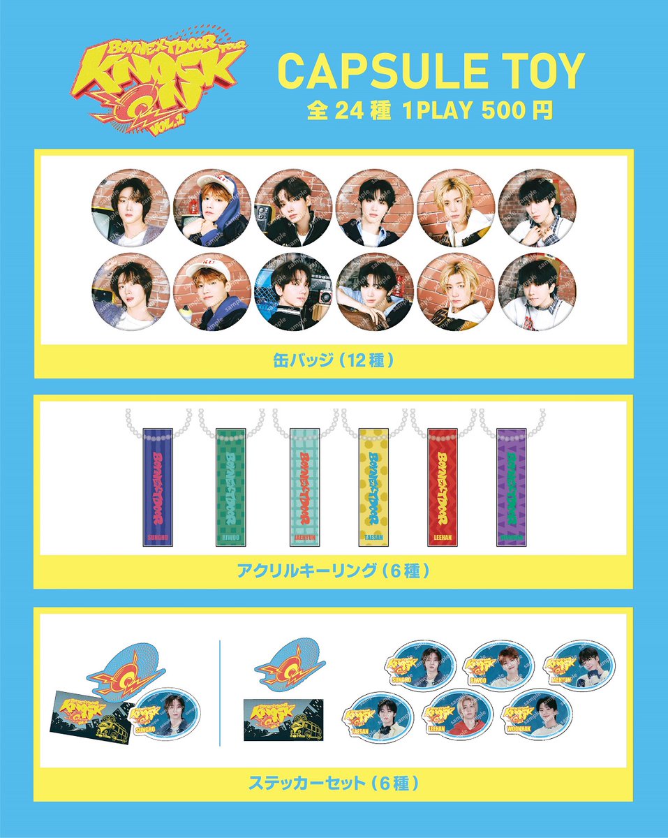 BOYNEXTDOOR TOUR 'KNOCK ON Vol.1' IN JAPAN OFFICIAL MERCHANDISE