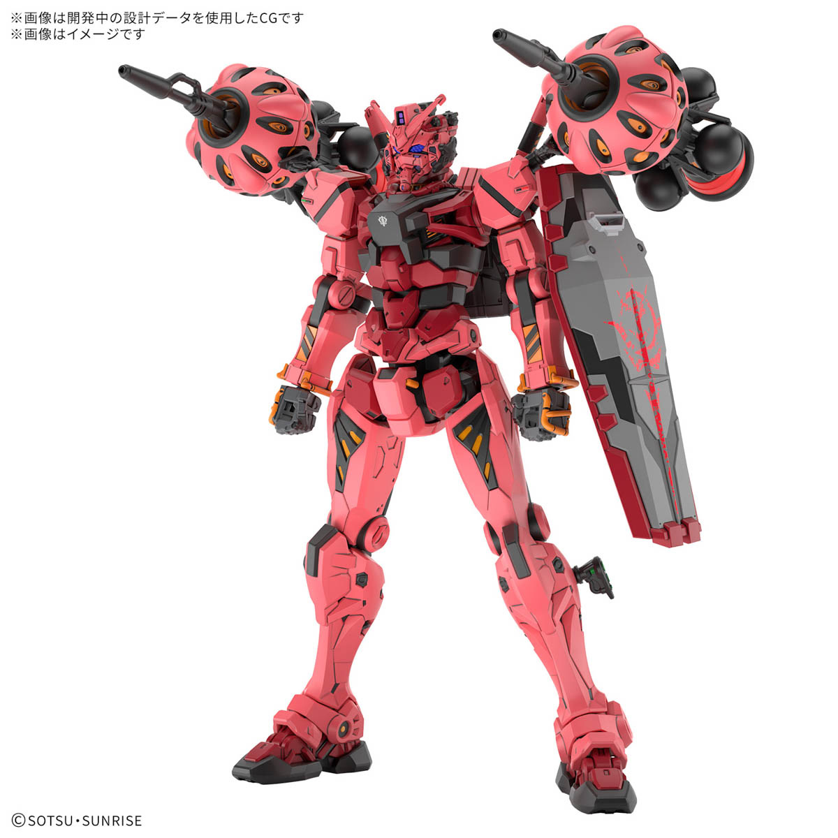 機動戦士Gundam GQuuuuuuX」より「軍警ザク」、「赤いガンダム」、「軽