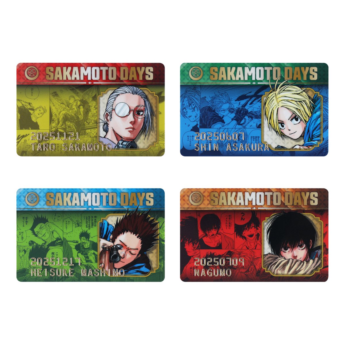 SAKAMOTO DAYS バースデイコレクションカード2025 4枚セット(坂本太郎