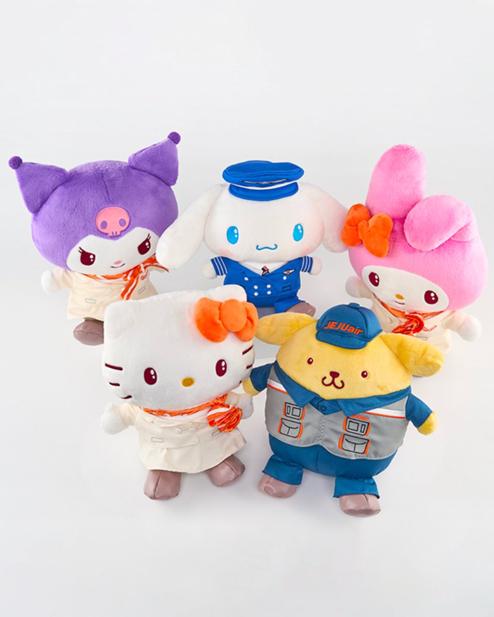 済州航空×サンリオ、コラボ商品発売💖 済州航空から、サンリオ
