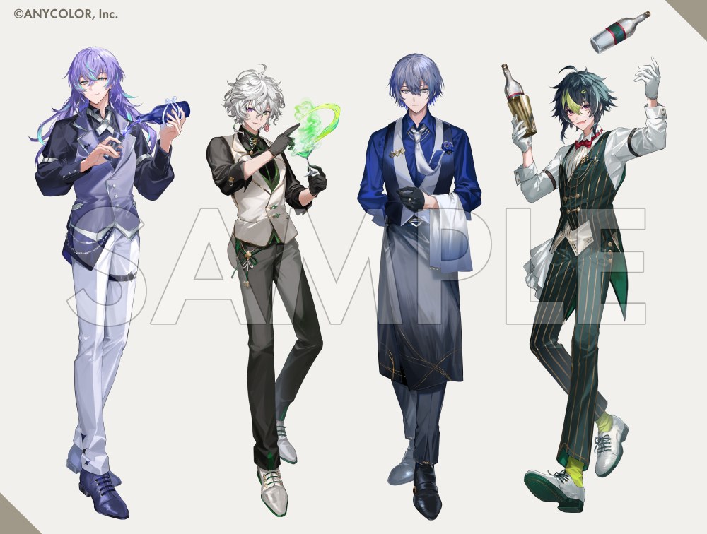 にじさんじ×アニメイトカフェ にて 星導ショウさん、叢雲カゲツさん