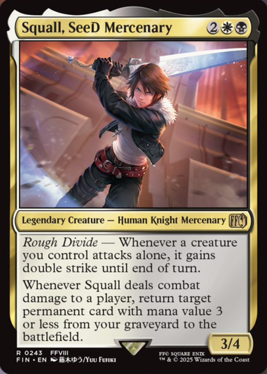 MTG x FINAL FANTASY】 《SeeDの傭兵、スコール》 🇯🇵🎨@ayakato22