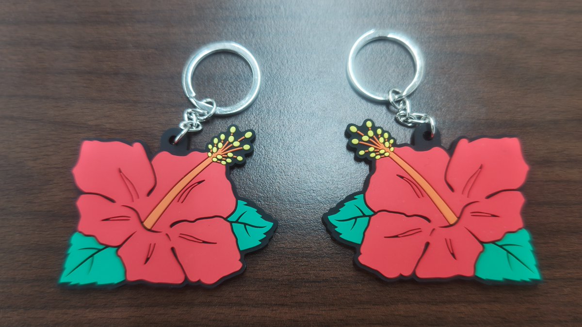 🌺お知らせ🌺 ハナハナグッズ最新作 「ハナハナラバーキーホルダー」が