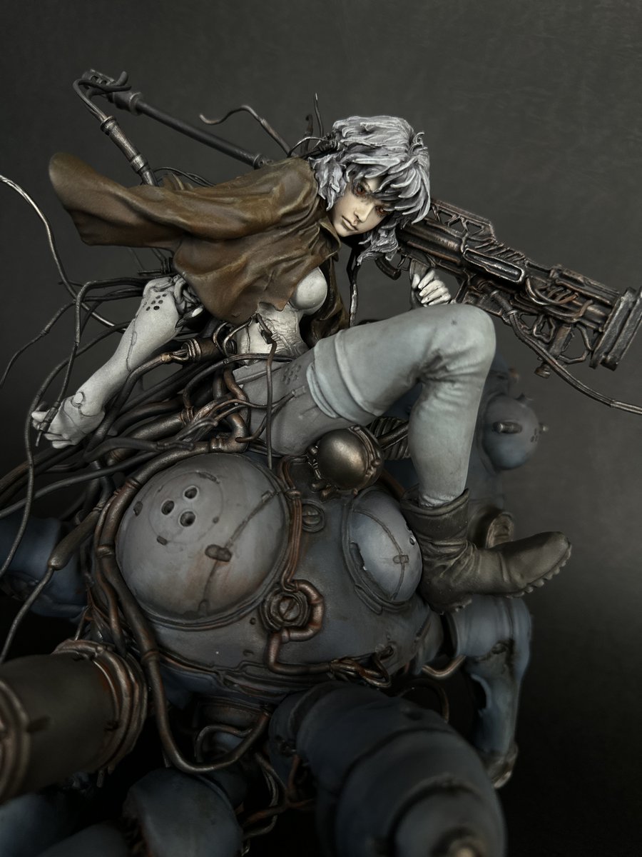 Entei ryuさん@BadZrlwtのガレージキット攻殻機動隊•草薙素子、完成