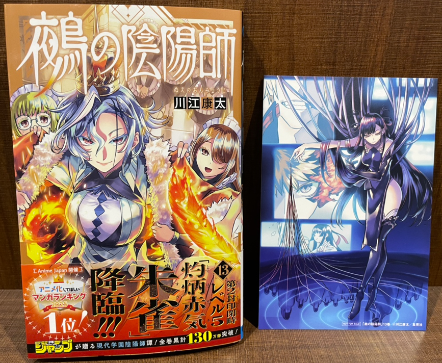 本】一部書店限定特典／ 『鵺の陰陽師 』 13巻 入荷してます✨ 当店