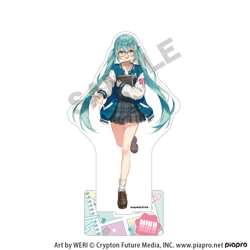 3月発売予定✨ #初音ミク アクリルスタンド 初音ミク メガネスタイル