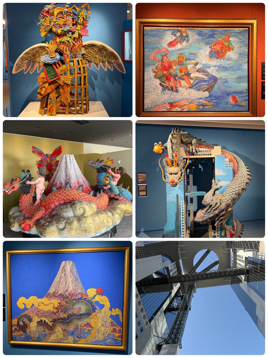 絹谷幸二 天空美術館。 何やら御利益のありそうな画が沢山。 こりゃ