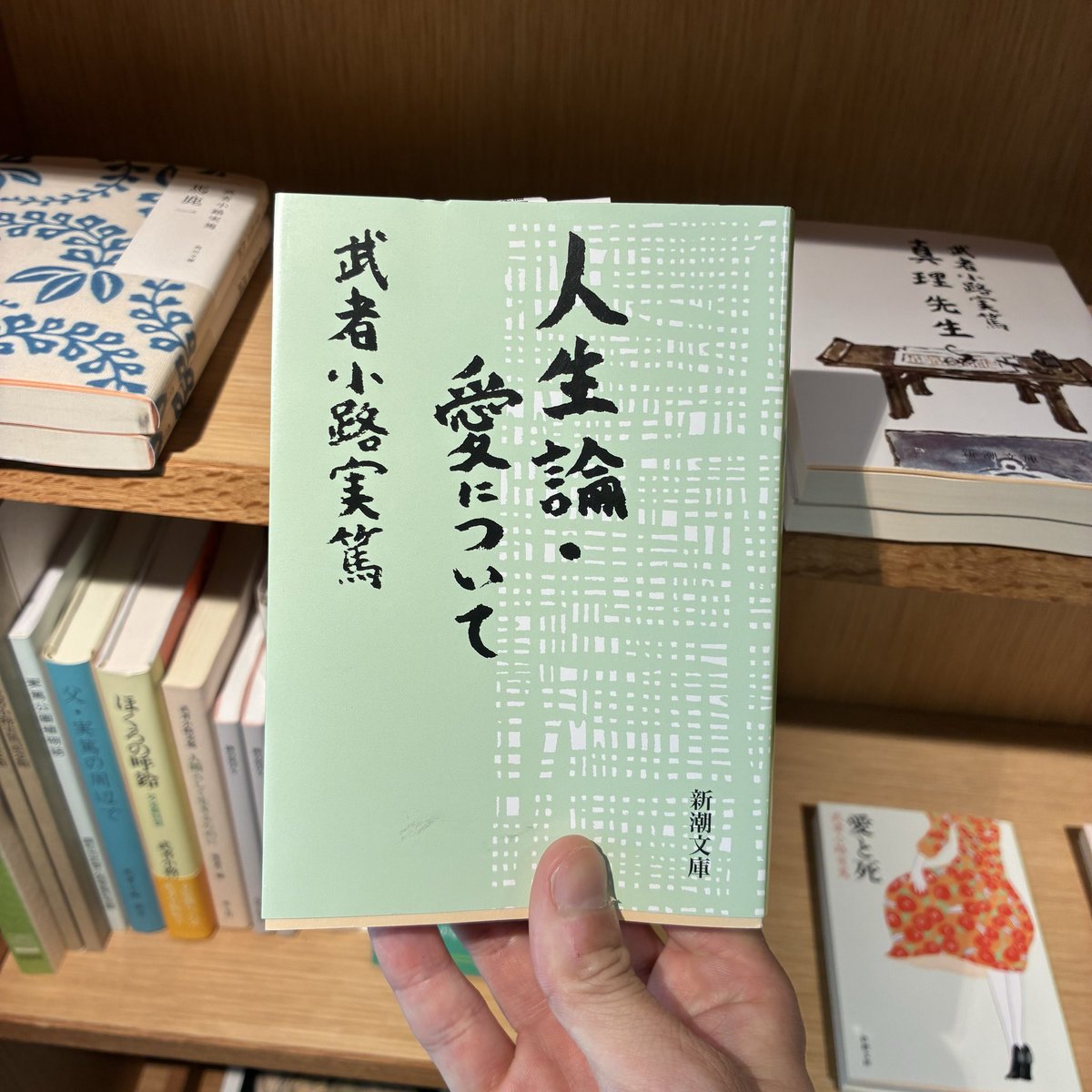 武者小路実篤 記念館】 本を探している途中、たまたま辿り着いた一冊