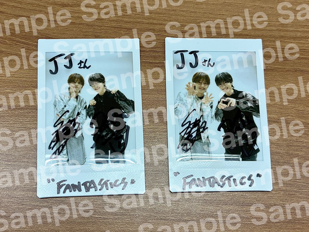 FANTASTICS @fantastics_fext #木村慧人 さん × #中島颯太 さん サイン