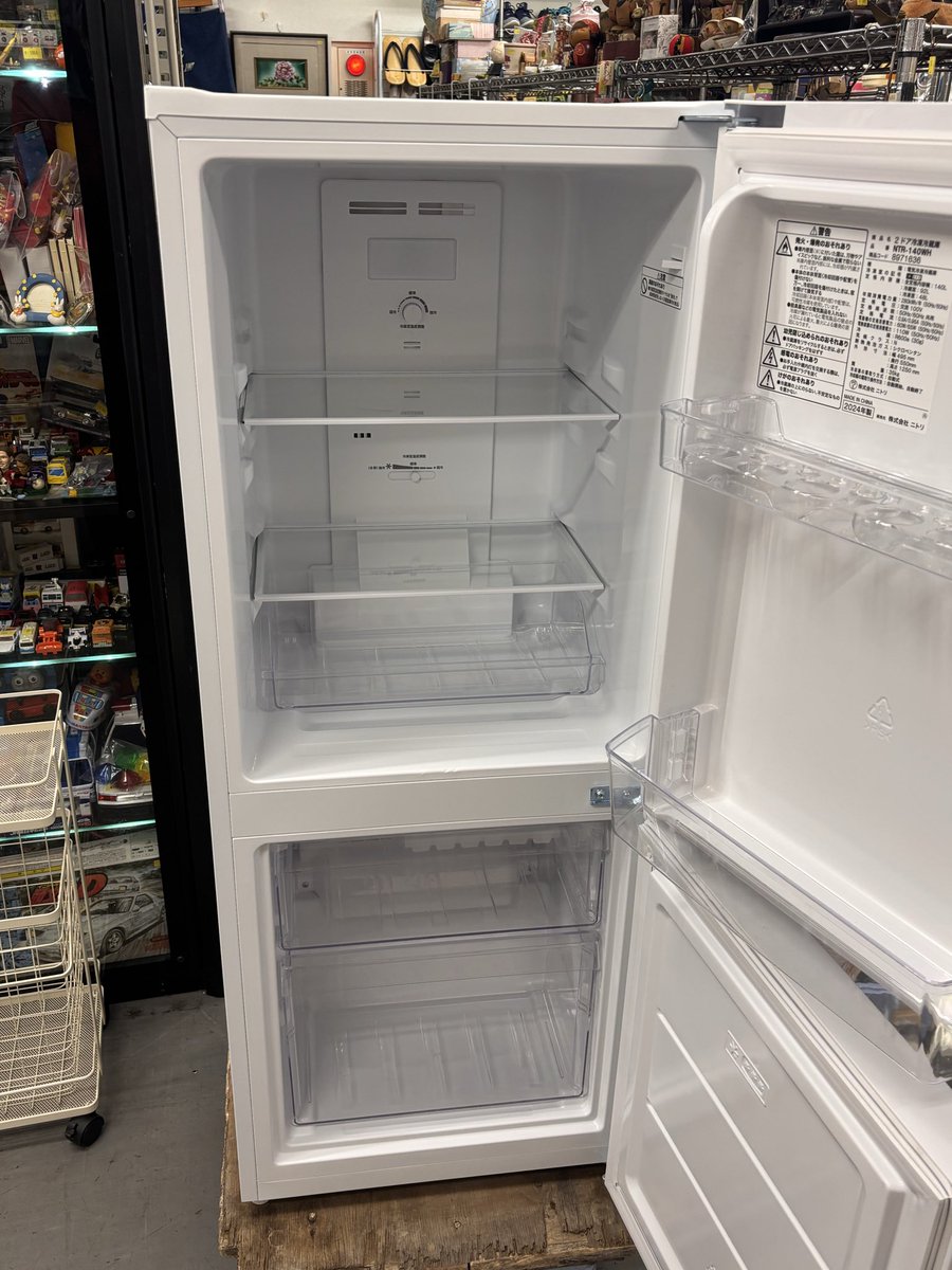 ニトリ 2ドア冷凍冷蔵庫 NTR-140WH 入荷いたしました 全定格容積140L