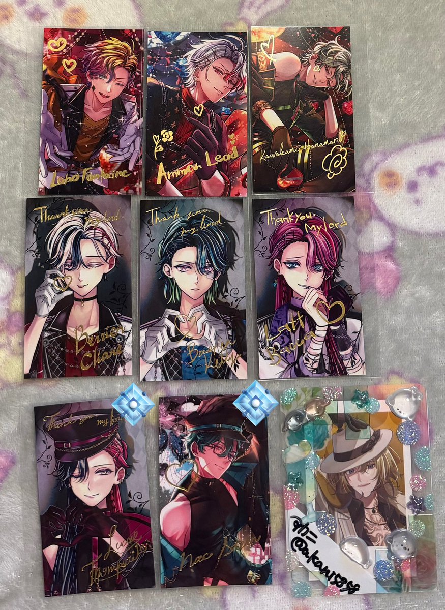 異種 交換】 あくねこ バレンタイン トレカ風カード 箔押し 譲】画像の