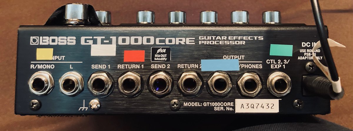 年明けからインピーダンスMOD依頼が増えております。BOSS GT-1000CORE