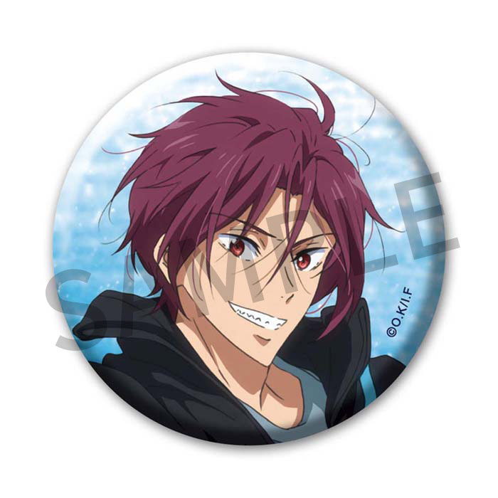 Free!FS】 「缶バッジ【遙、凛、郁弥、真琴】」若干数再入荷しました