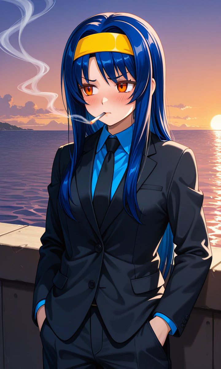 アルカナハート #PixAI ⚠️AI＋男装注意 2/17は廿楽冴姫の誕生日