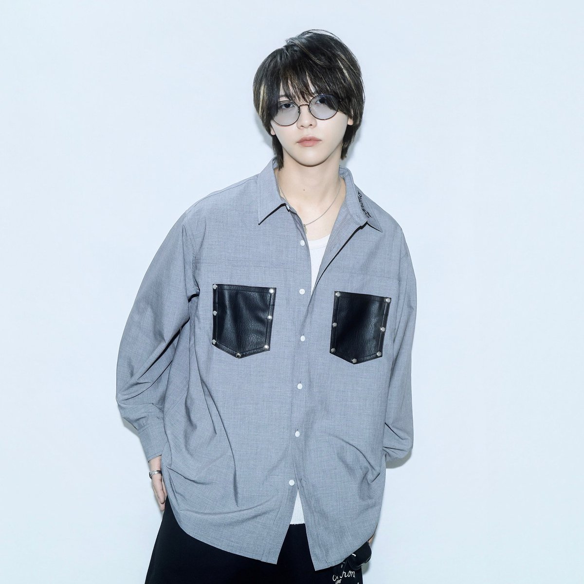 Spring collection 2026】 ◽️LEATHER PKT SHRIT ↪︎¥19,800 M/L/XL