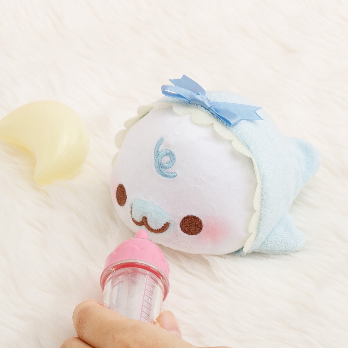 本日より受注スタート🩵／ 🍼『ベビーまめゴマおせわぬいぐるみセット