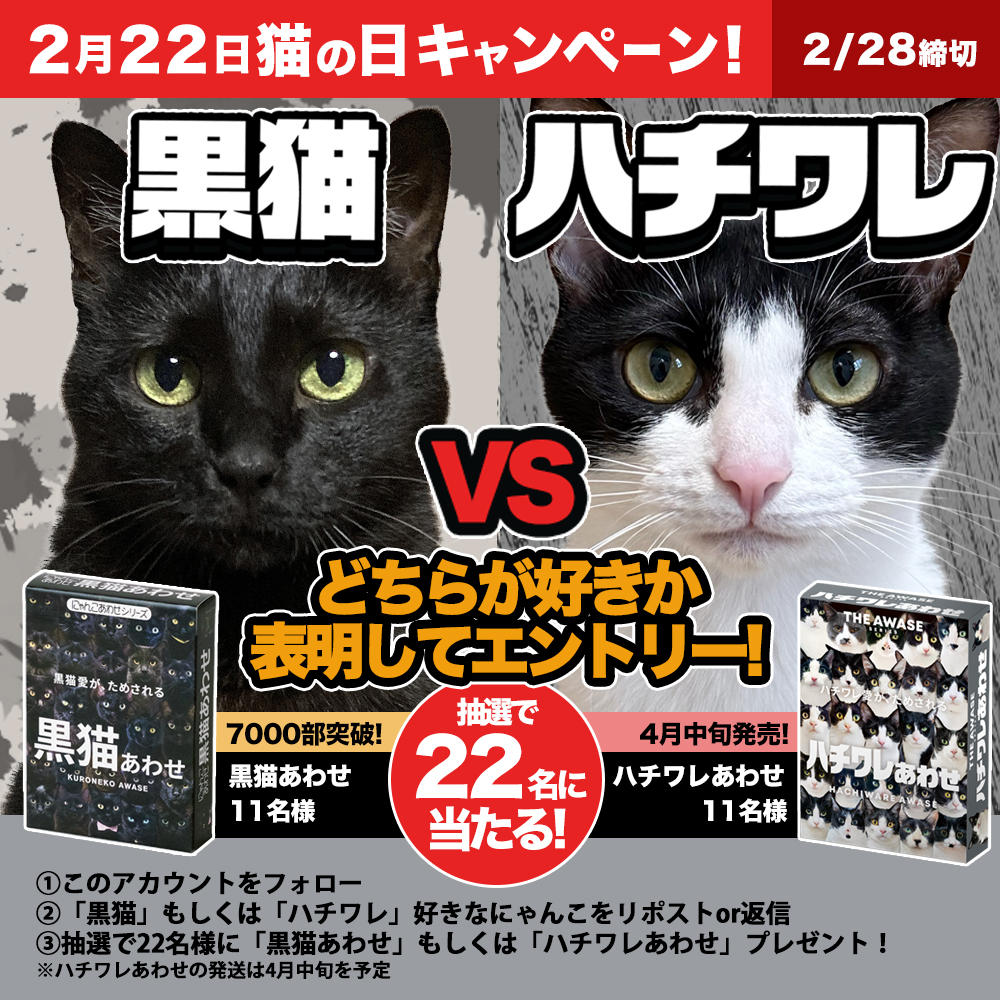 どっちも選べないけど、うちにいるのは黒猫です😅 なので黒猫 おじー